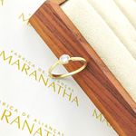 Anel De Noivado Irene Em Ouro 18k