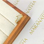 Anel De Noivado Larissa Em Ouro 18k