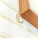 Anel De Noivado Letícia Em Ouro 18k