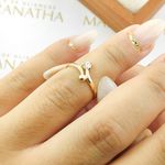 Anel De Noivado Lorena Em Ouro 18k