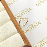 Anel De Noivado Lorena Em Ouro 18k