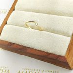 Anel De Noivado Melissa Em Ouro 18k
