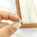 Anel De Noivado Melissa Em Ouro 18k