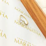 Anel De Noivado Milena Em Ouro 18k