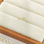 Anel De Noivado Verônica Em Ouro 18k