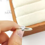 Anel Eternity Com Aro Cilíndrico e Chapa De Gato