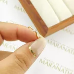 Anel De Noivado Luma Em Ouro 18k