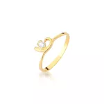 Anel De Borboleta Julia Em Ouro 18k