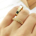 Alianças Em Ouro 18k Irlanda 3mm e 4mm Polida Reta