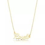 Colar Manuscrito Personalizado Em Ouro