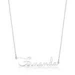 Colar Manuscrito Personalizado Em Prata