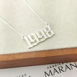 Colar Ano Personalizado Em Prata