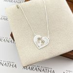 Colar Pezinhos Nascimento Personalizado Em Prata