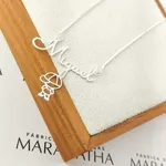 Colar Menino Com Nome Personalizado Em Prata