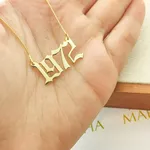Colar Ano Personalizado Em Ouro