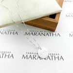 Colar Medalha Personalizada Com Iniciais Em Prata