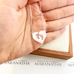 Colar Pezinhos Nascimento Personalizado Em Prata