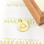 Pingente De Signo Libra Em Ouro 18k