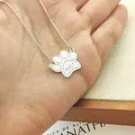 Colar Patinha Pet Personalizado Em Prata