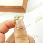 Anel De Noivado Isadora Em Ouro 18k