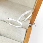 Par de Alianças Em Prata 950 Modelo Ilhabela 2mm Polida Reta