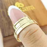 Alianças Em Ouro 18k Coreia Do Norte 4mm Reta Polida