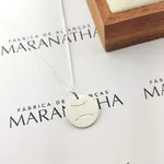 Conjunto Corrente Veneziana e Pingente De Signo Gêmeos Em Prata