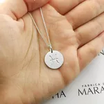 Conjunto Corrente Veneziana e Pingente De Signo Peixes Em Prata