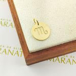 Pingente De Signo Escorpião Em Ouro 18k