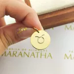 Pingente De Signo Touro Em Ouro 18k