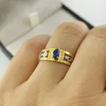 Anel De Formatura Escrita a Laser Engenharia Civil Em Ouro 18k