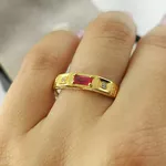 Anel De Formatura Em Ouro 18k Exclusivo - PeÇa Única