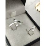 Par de Aliança em Prata Modelo 2mm Polido Com 1 Pedra + Anel Solitário em Prata de Brinde