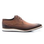 Sapato Casual Esporte Fino de Amarrar Whisky