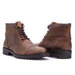 Bota Coturno Buffalo Comfort Taupe