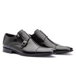 Sapato Social Monk Strap Preto