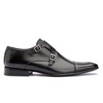 Sapato Social Monk Strap Preto