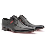 Sapato Social Premium Cromo Preto