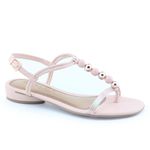 SANDALIA RAMARIM LIGHT ROSE PITON FURTA COR
