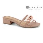 TAMANCO RAMARIM AMENDOA/TRANSPARENTE/NUDE TOTAL COMFORT 