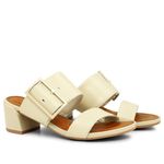 SANDALIA USAFLEX VANILLA COURO 