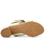SANDALIA USAFLEX VANILLA COURO 