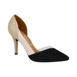 SAPATO VIZZANO BEGE/PRETO/BRANCO OFF 