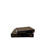Dupla Livro Caixa Louis Vuitton Xadrez
