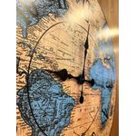 Relógio Retrô - Mapa Mundi