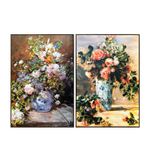 Dupla de Quadro 90x60 Arranjos Florais