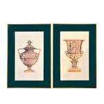 Dupla de Quadros 90x60 Vasos Romanos