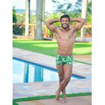 Sunga Boxer Adulto Estampado Verde