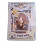 Agenda/Caderno Luxo Permanente 3D com Folhas Decoradas Harry Potter - Hermione 