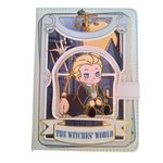 Agenda/Caderno Luxo Permanente 3D com Folhas Decoradas Harry Potter - Malfoy